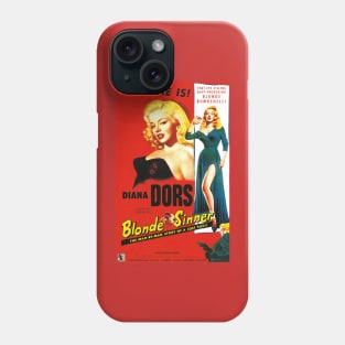 Classic 50's Exploitation Movie Poster - Blonde Sinner Phone Case