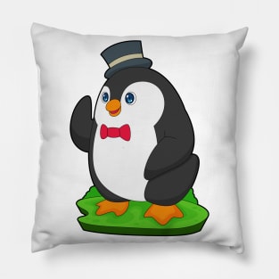 Penguin Groom Bow tie Wedding Pillow