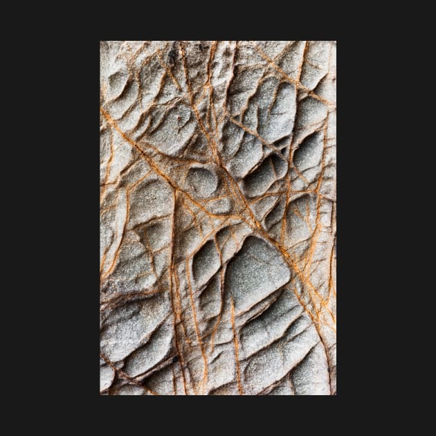 Fragile Orange Volcanic Veins by textural