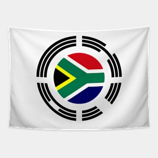 Korean South African Multinational Patriot Flag Series Tapestry