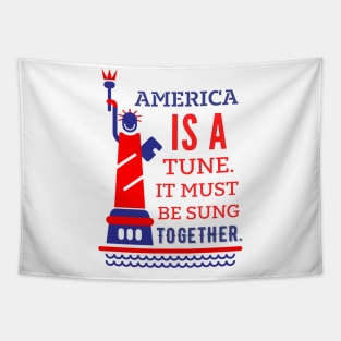 America 4th of july Tapestry