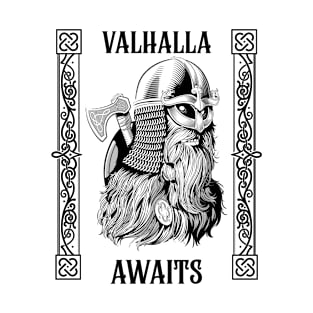 Valhalla Awaits Viking T-Shirt