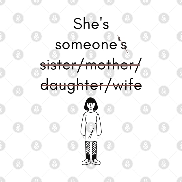 She's Someone by Meanwhile Prints