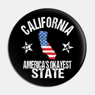 California America's Okayest State Pin