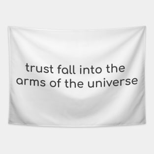 Trust Fall Into The Arms of The Universe Tapestry