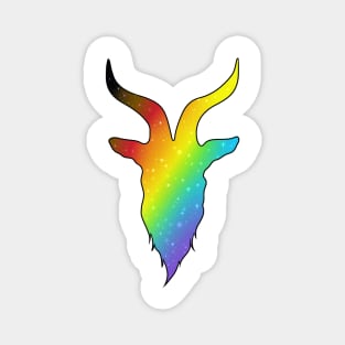 Galaxy Baphomet - LGBTQ+ Pride Magnet