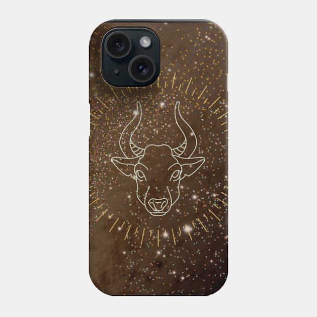 Taurus Season Phone Case by Honu Art Studio