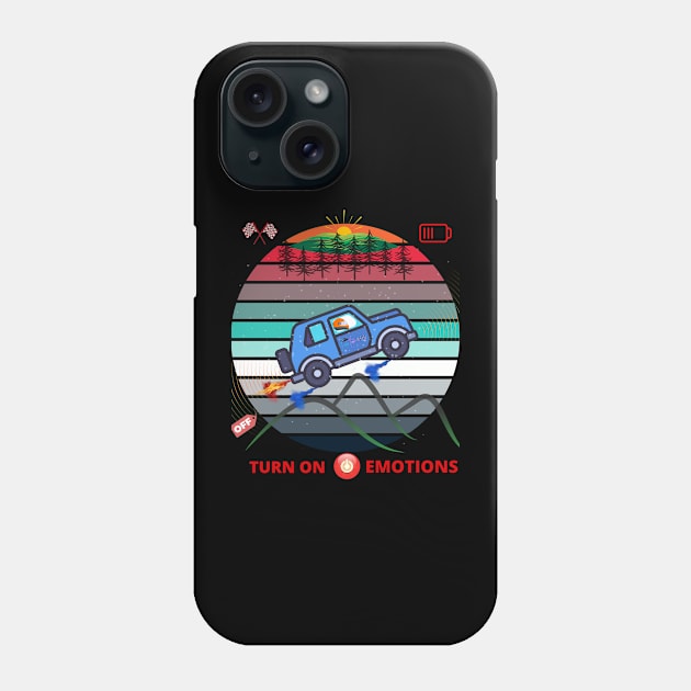 Turn on emotions 4x4 off road Phone Case by Funtomass