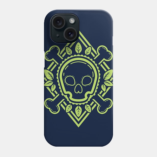 Skull Light Version Phone Case by zarya_kiqo