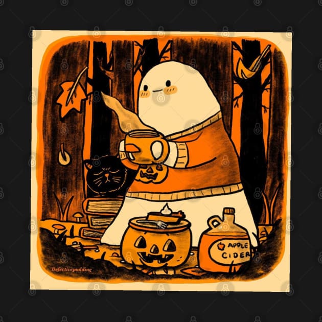 Little cute ghost by Defectivepuddings