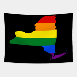 Rainbow State of New York Tapestry