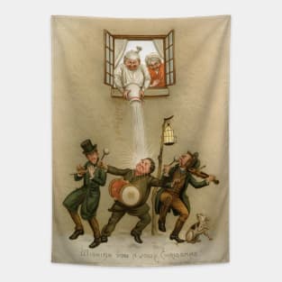 Vintage Funny Christmas Tapestry