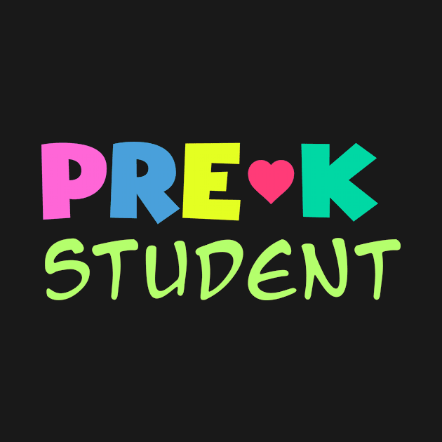 Pre-K Student Back To School Trendy Preschool Kids Gift by AwesomeApparel