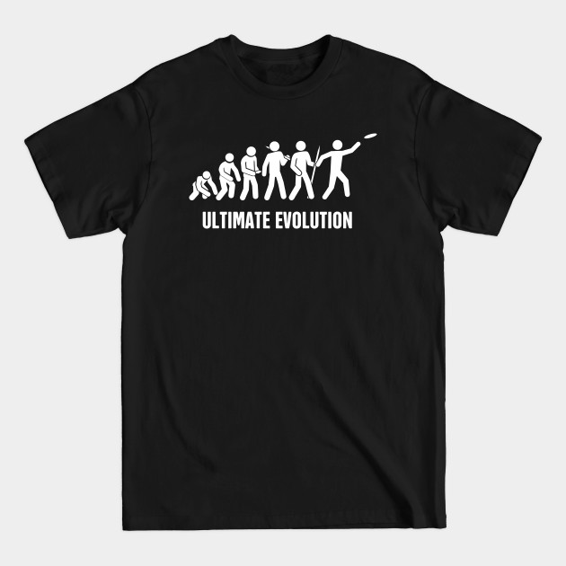 Discover Ultimate Frisbee Evolution - Ultimate - T-Shirt