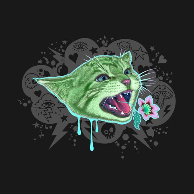 Bad Kitty in Green by Caia Koopman