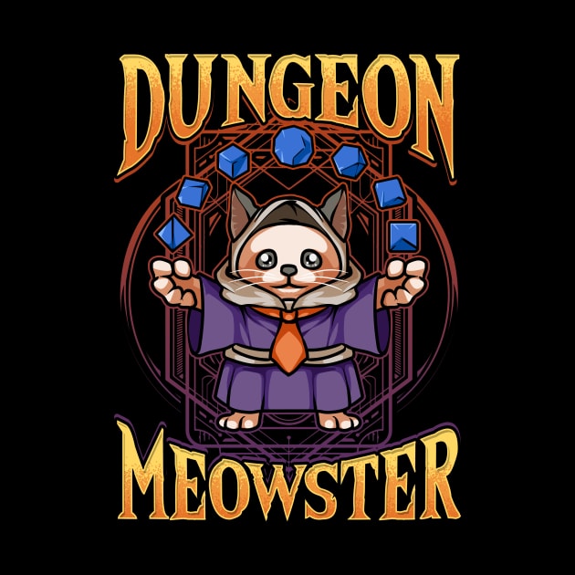 Dungeon Meowster Tabletop Gamer by theperfectpresents