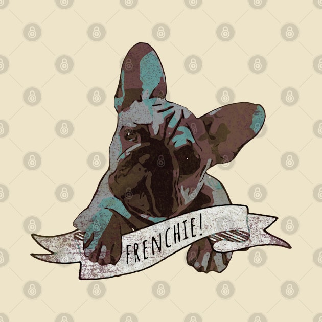 French bulldog, Frenchie lover gift by Collagedream