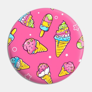 Assorted Ice Cream Pin