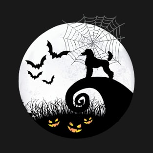 Poodle and moon halloween T-Shirt