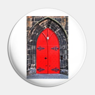 Entrance St Columba's Free Church, Edinburgh - Scotland Pin