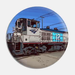 Amtrack Locomotive Pin