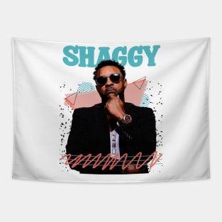 Shaggy Hip hop Fan Art Retro Design // Vintage Tapestry