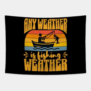 Fishing Weather Tapestry