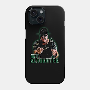 Salute to Greatness: Sgt. Slaughter T-Shirt Phone Case