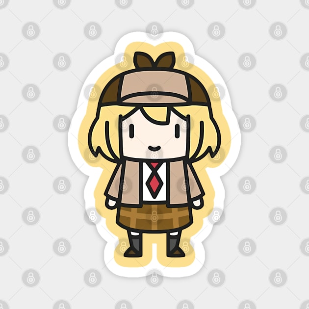 Smol Ame Hololive Magnet by Ghazinagato