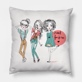 Street Fashion Pillow