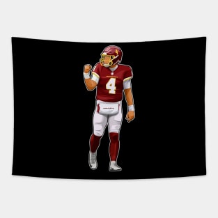 Taylor Heinicke #4 First Down Tapestry