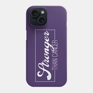 Stronger (white text) Phone Case