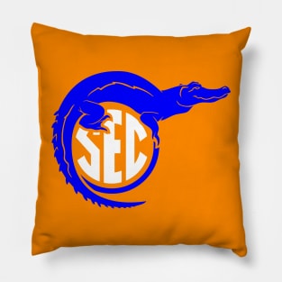 Florida Top of SEC - On Orange Pillow