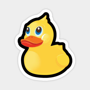 Yellow Rubber Duck - Oblique Left Front Magnet