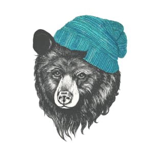 Bear in Blue T-Shirt