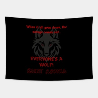 Everyone's a Wolf! Tapestry