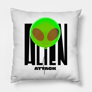 Alien attack Pillow