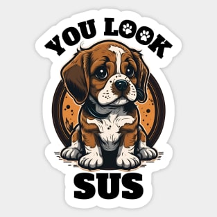 youre sus Sticker for Sale by BLXDESIGNS x