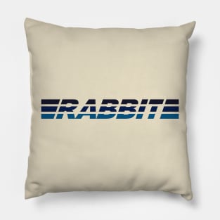 Rabbit - Blue Pillow