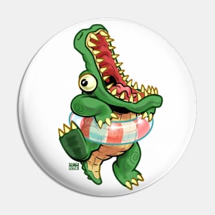 Innertube Gator Pin