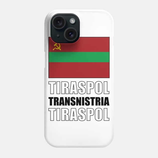 Flag of Transnistria Phone Case by KewaleeTee