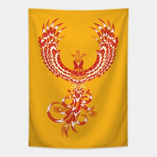 Mythical Phoenix Bird Tapestry