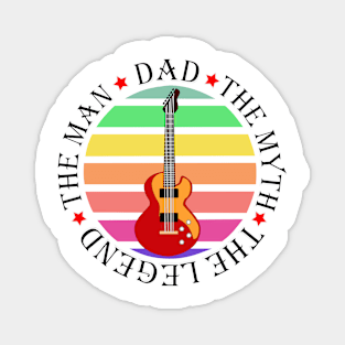 Dad and Guitar Magnet