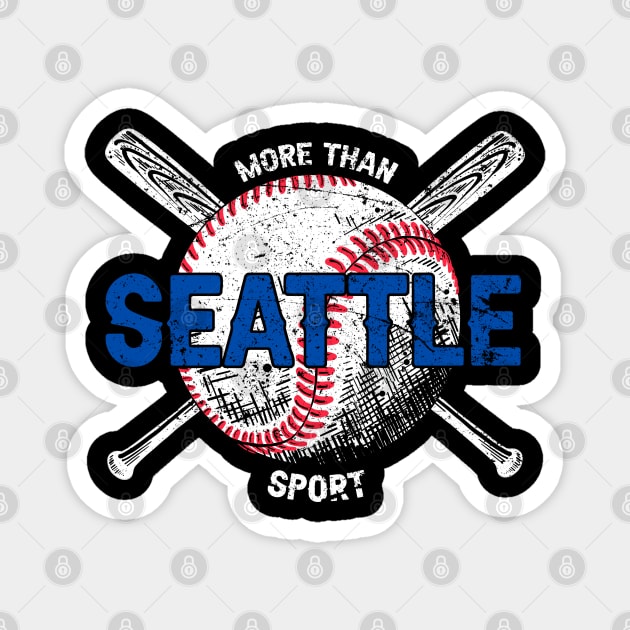 Seatle Magnet by Sandra Holloman