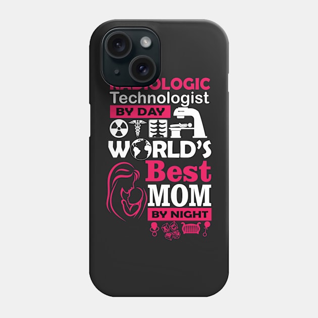 Best Mom Radiologic Doctor Phone Case by D3monic