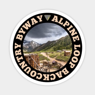 Alpine Loop Backcountry Byway circle Magnet