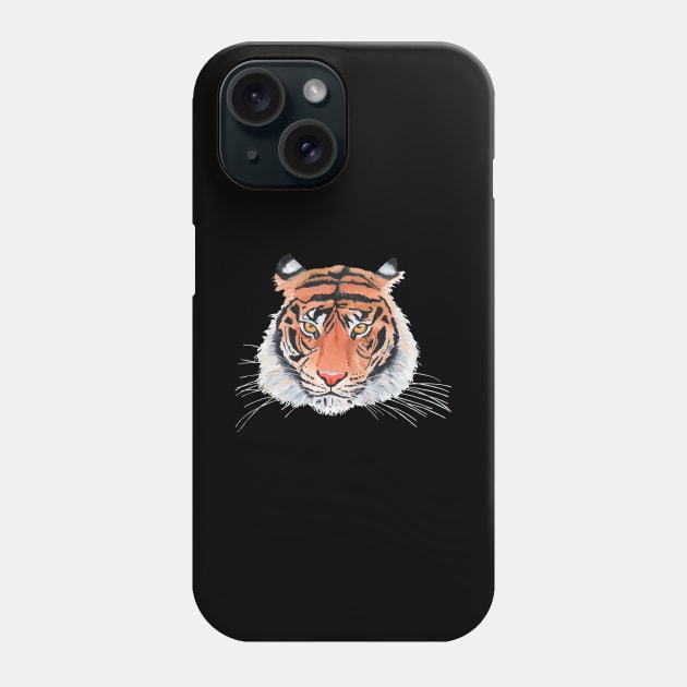 Tiger Head Phone Case by Das Brooklyn