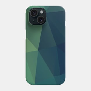 Geometric Dark Green Phone Case