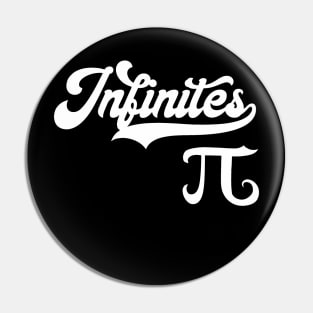 Team Infinites Vintage Baseball Script Number Pi Pin