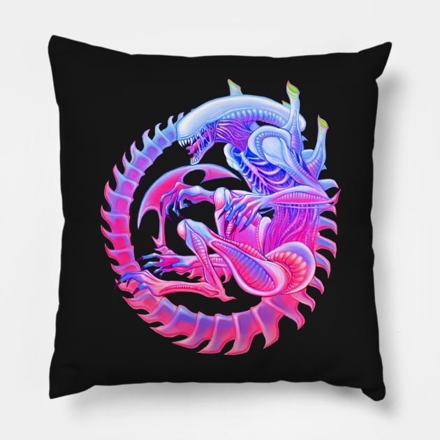 Xenomorph Pillow by Bethaliceart